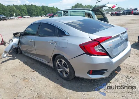 2021 Honda Civic Lx из США, поврежденный, VIN 2HGFC2F65MH529715